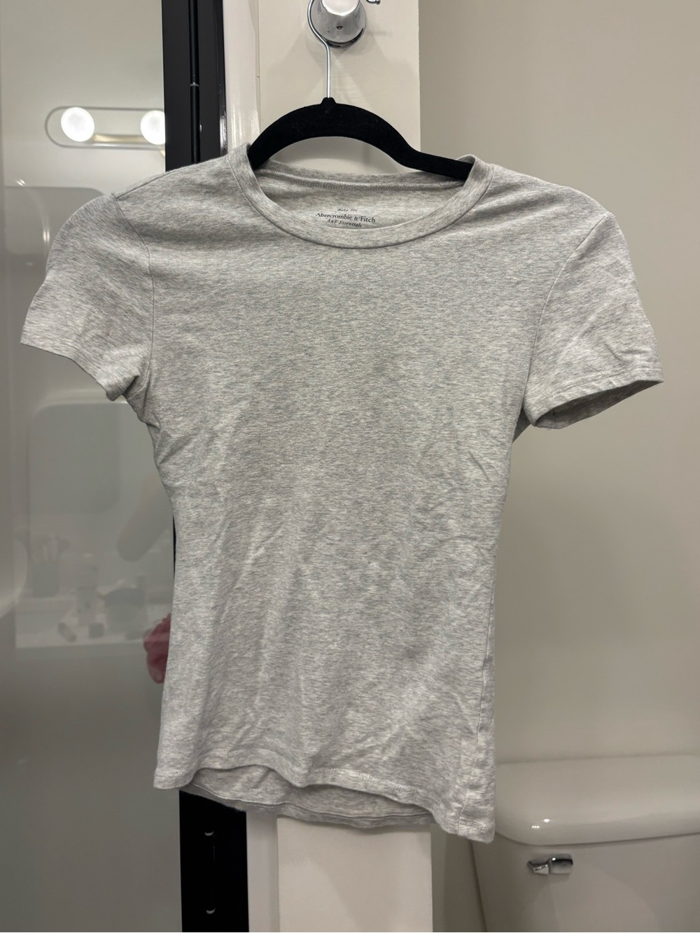 Abercrombie Grey Baby Tee